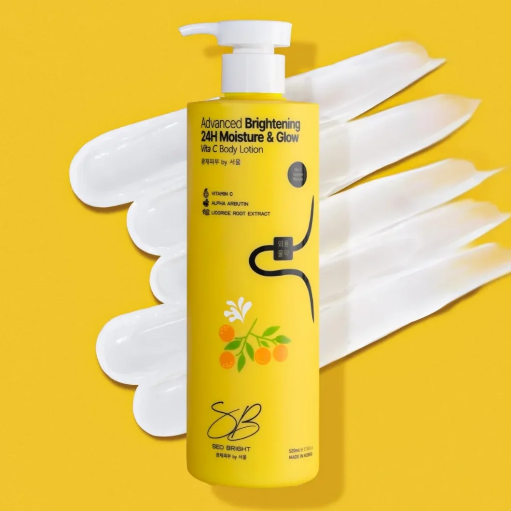 Seo Bright Advanced Brightening 24H Moisture & Glow Vita C Body Lotion (520ml)